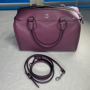 Purple Coach Mini Bennett - F57521